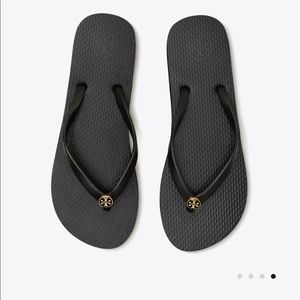 Toryburch black flip flops